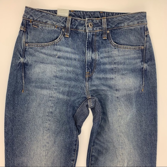 G-Star Raw Lanc 3D High Straight Prestored Blue Jeans, NWT, 27 - Picture 5 of 16